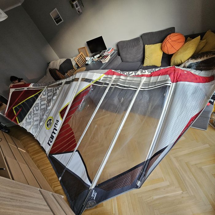 Żagiel NS ram f14 7.8m2 kamberowy