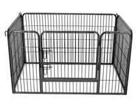 Klatka kojec dla psa 80x122x70 mocny solidny stabilny składany metal