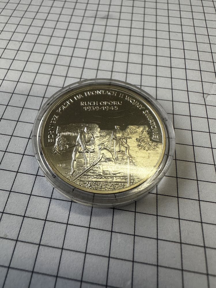 Moneta 2OOOOO 1993r. Ruch oporu srebro