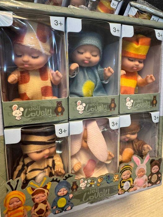 Неймовірно милі міні ляльки (набір 6 шт). Чудовий новорічний подарунок