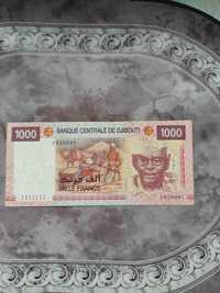 Банкнота Джибути 1000 франков..