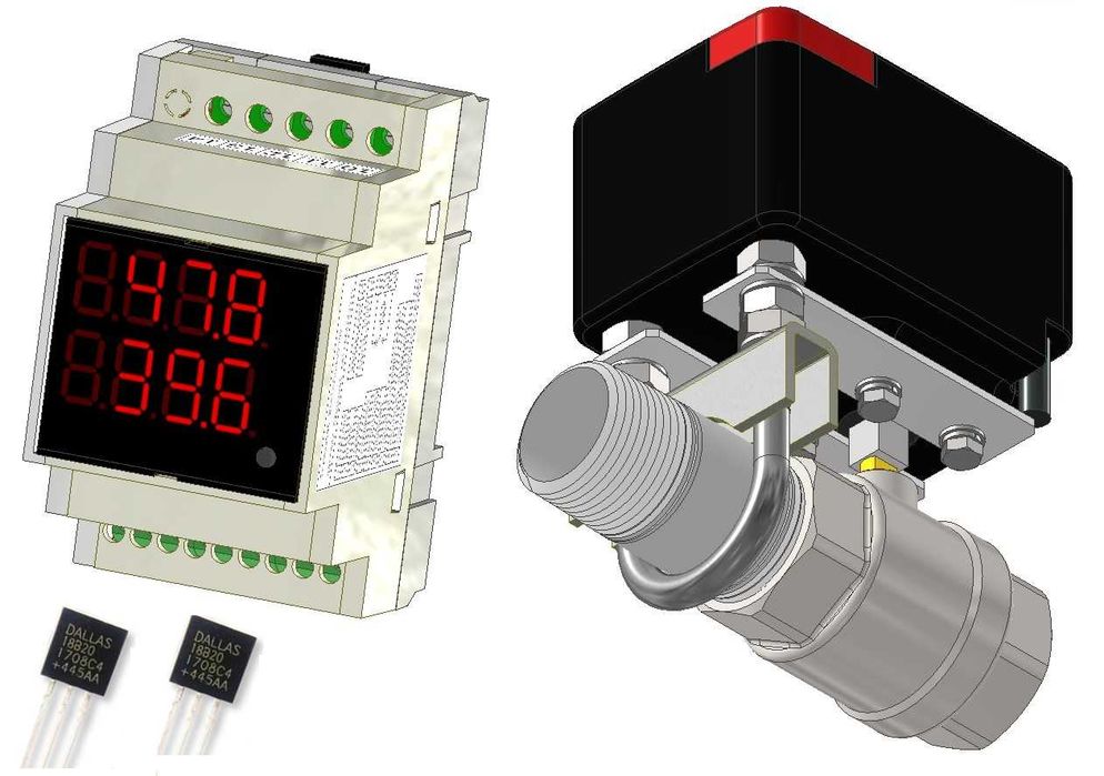 Sterownik, regulator siłownika zaworu ! POLSKI !