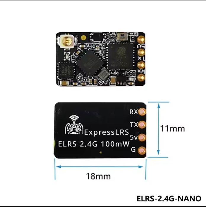 Приймач speedy BetaFpv BayckRC Cyclone ELRS2400 nano mobula cetus fpv
