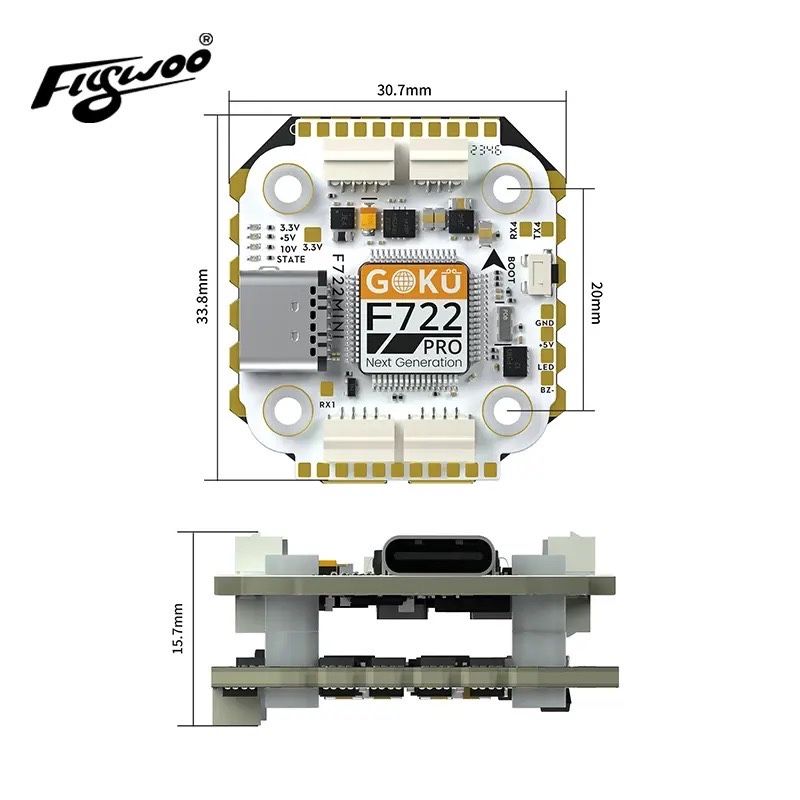 Stack Flywoo GOKU F722 MINI V2 40A BLS 20x20