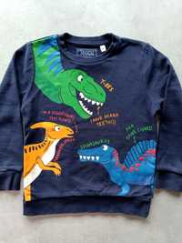 Camisola sweatshirt azul com dinossauros C&A