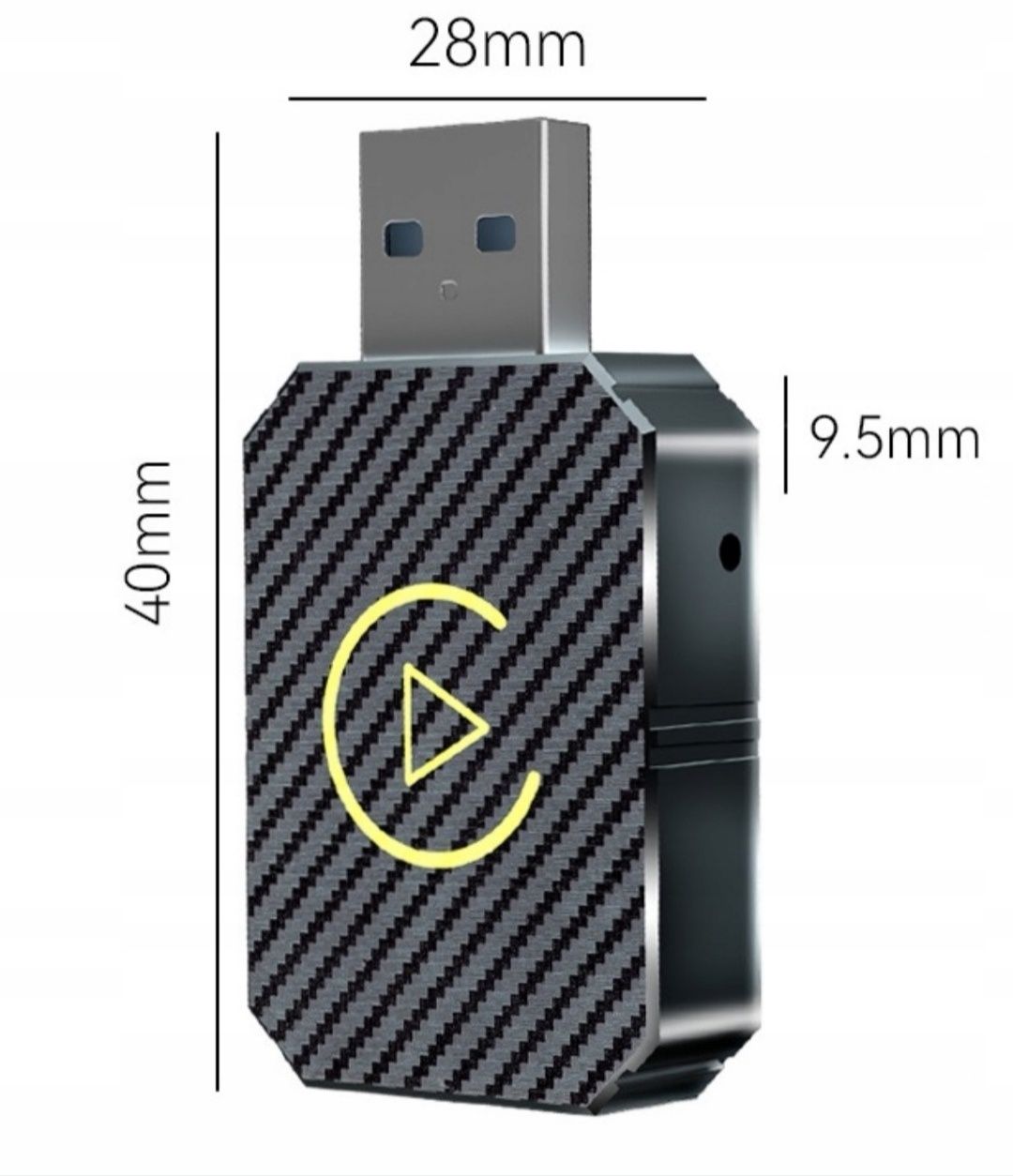 Bezprzewodowy adapter Carplay AIBox Wireless Android 2w1 Auto Plug and