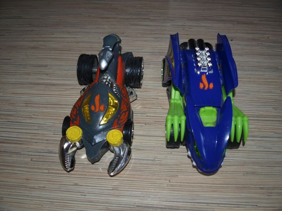 Zestaw dużych interaktywnych samochodów Hot Wheels jak nowe!!