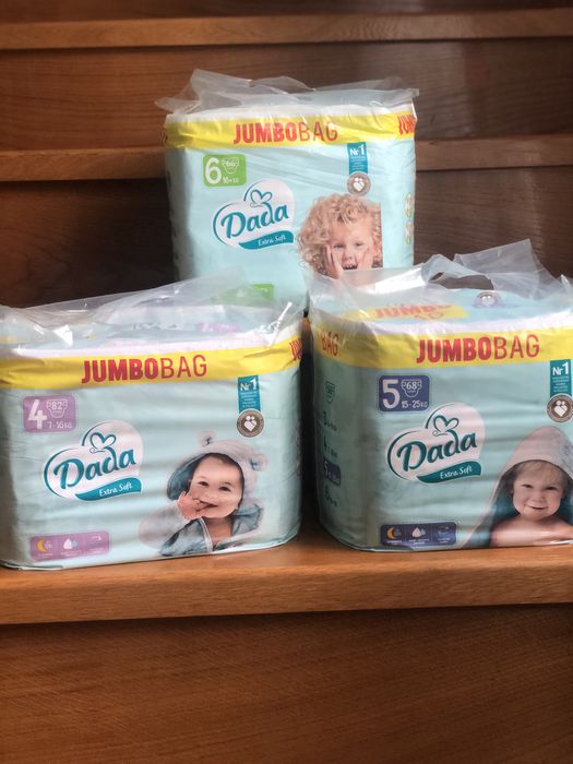 Памперси, підгузки Dada Jumbo Bag 4,5