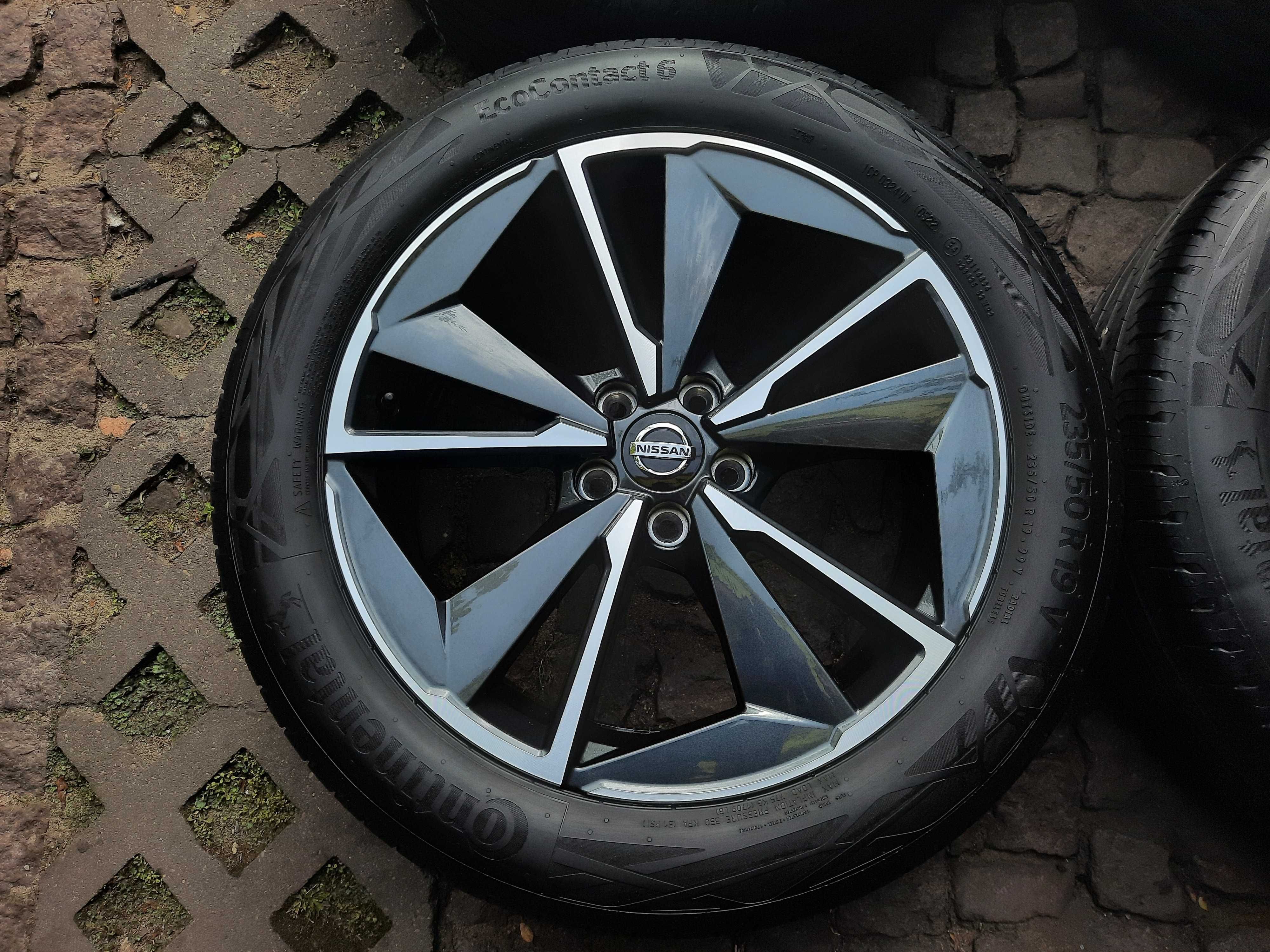 Oryginalne koła aluminiowe NISSAN QASHQAI J12 19" 5x114,3 j. NOWE