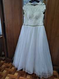 Счастливое свадебное платье большого размера (46-54). Пересылаю