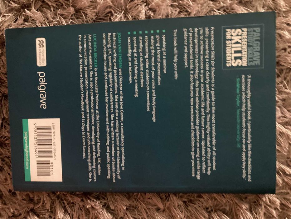 Presentation Skills for Students (Palgrave Study Skills)