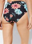 B.P.C. figi bikini czarne w kwiatki wysoki stan 46.