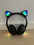 Fones de Gatinho Led Bluetooth