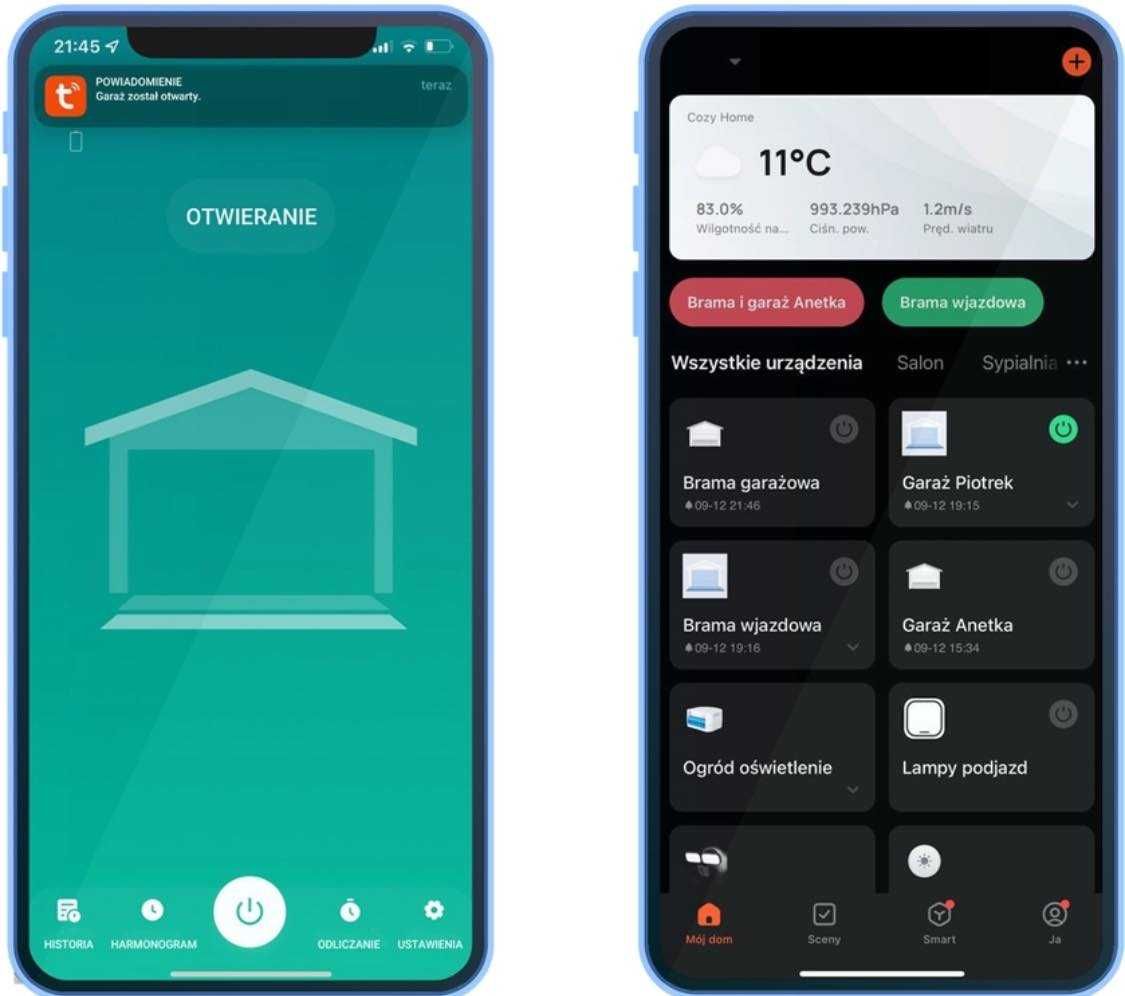 STEROWNIK MODUŁ wifi do bramy garażowej furtki itp otwieraj smartfonem