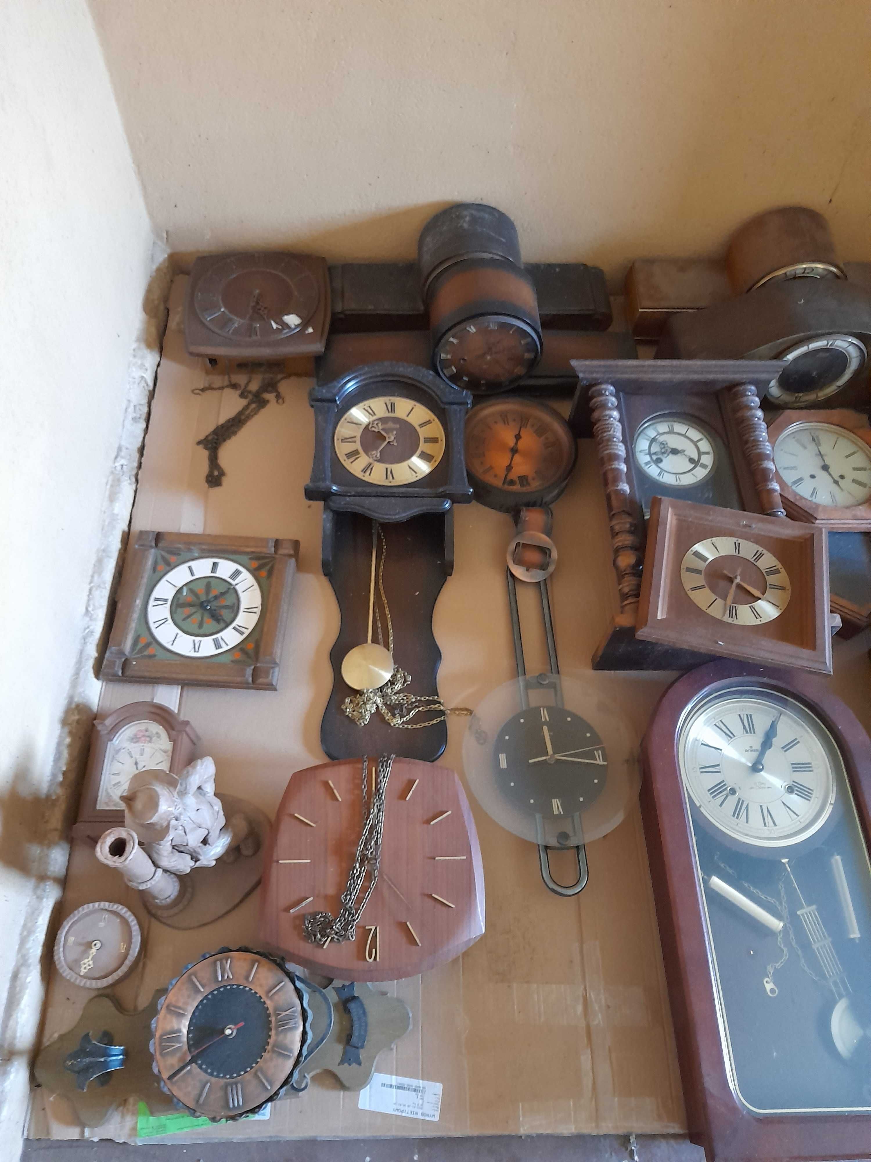 Stare Niemieckie Zegary ponad 20sztuk Antyki