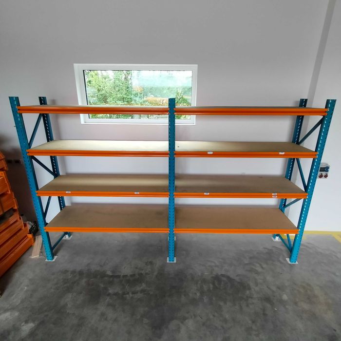 Regał magazynowy półkowy STOW H200cm x55cm kontener magazyn hala sklep