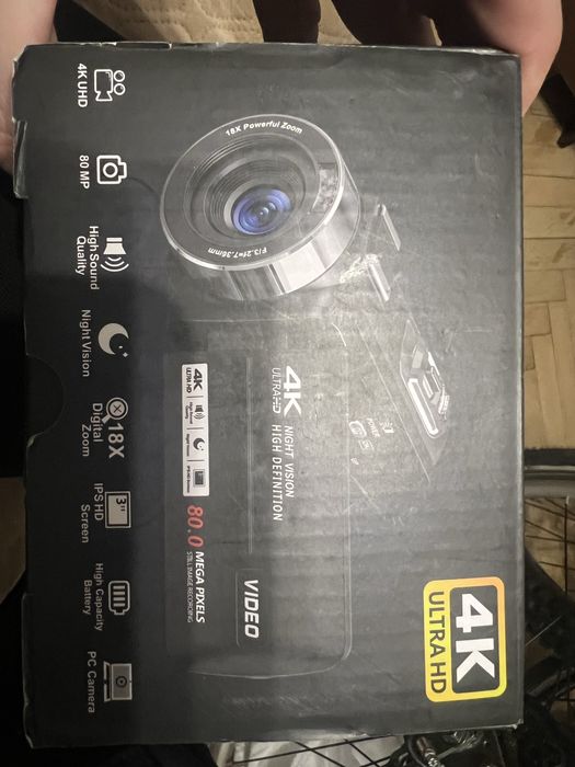 4K -30fps, 80mp - відео фото камера нічна