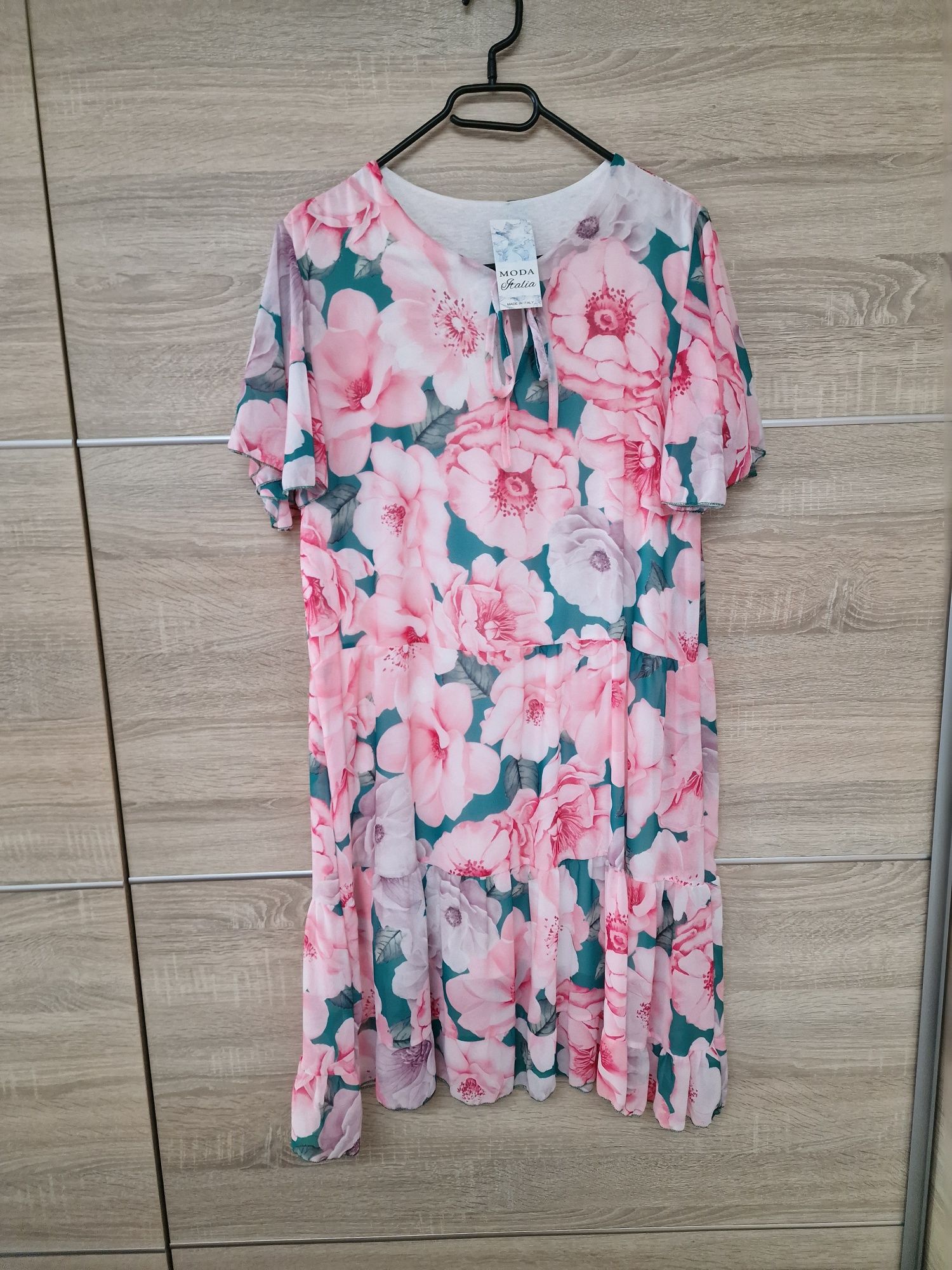 Sukienka kwiaty lato 42 44