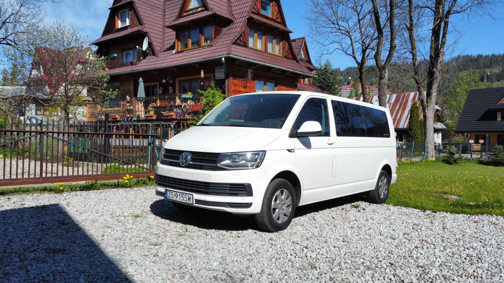 Wynajem Bus 9 osob - VW T6 Long ( Gryfice ) zach-pom