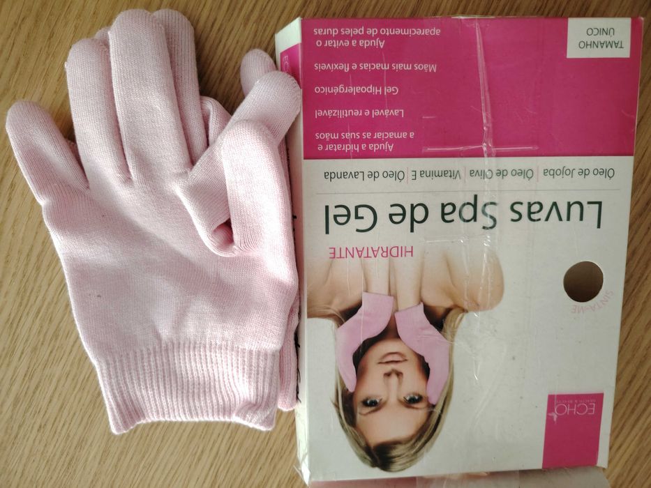 Meias e Luvas Spa de Gel Hidratantes