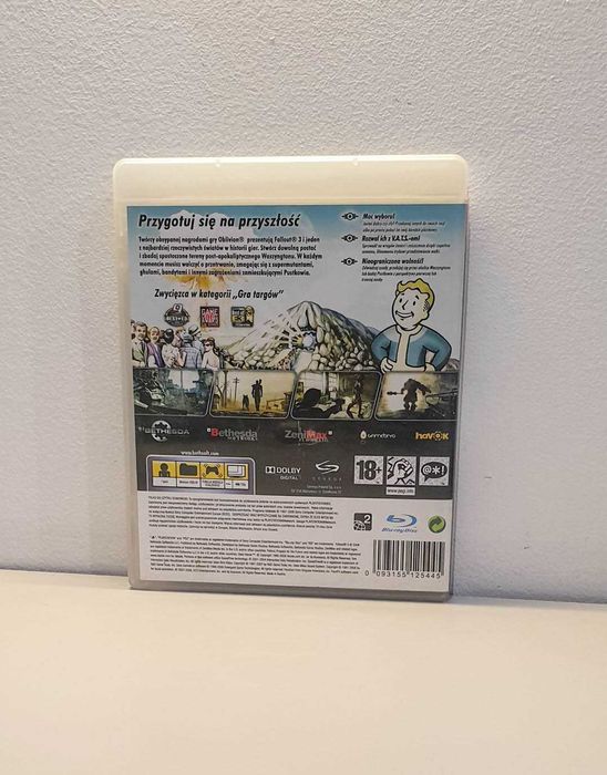 Gra FALLOUT 3 PS3 Polska Dystrybucja UNIKAT 3xPL Komplet