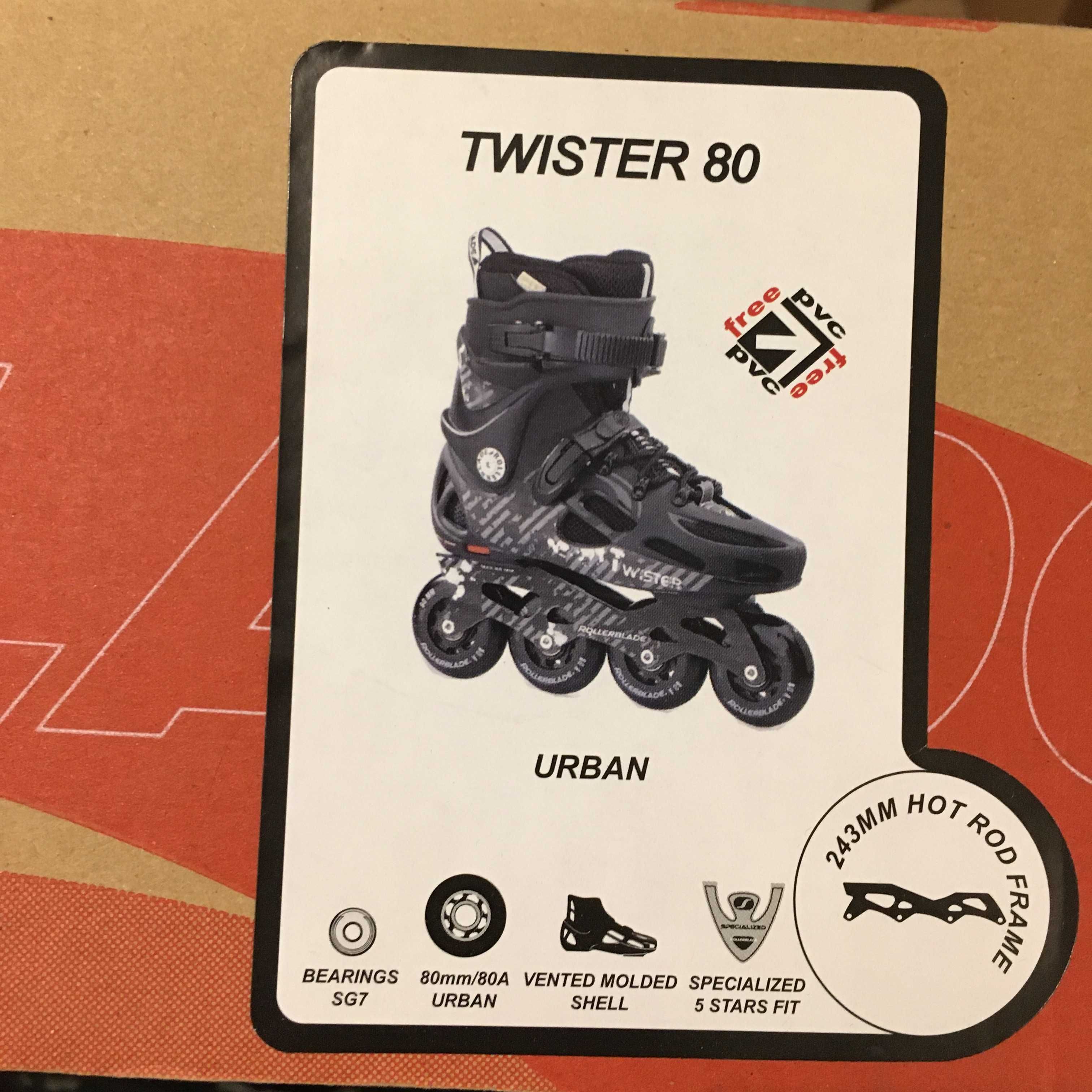 Rollerblade Twister 47 świetne rolki, stan BDB, łyżworolki