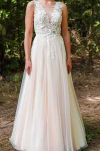 Zdobiona suknia ślubna rozmiar 36-38 jedyny model