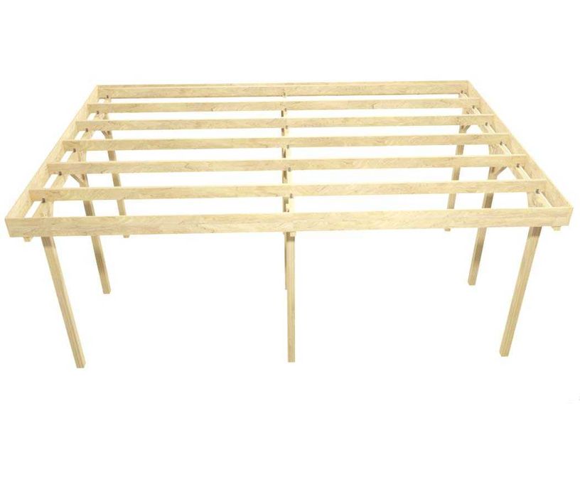 Wiata garażowa drewniana zadaszenie altana 720x500cm Dakota - 12x12cm