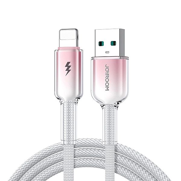 Kabel Joyroom S-A42 Crystal-Clear Series 3A USB-A - Lightning 1,2m - b