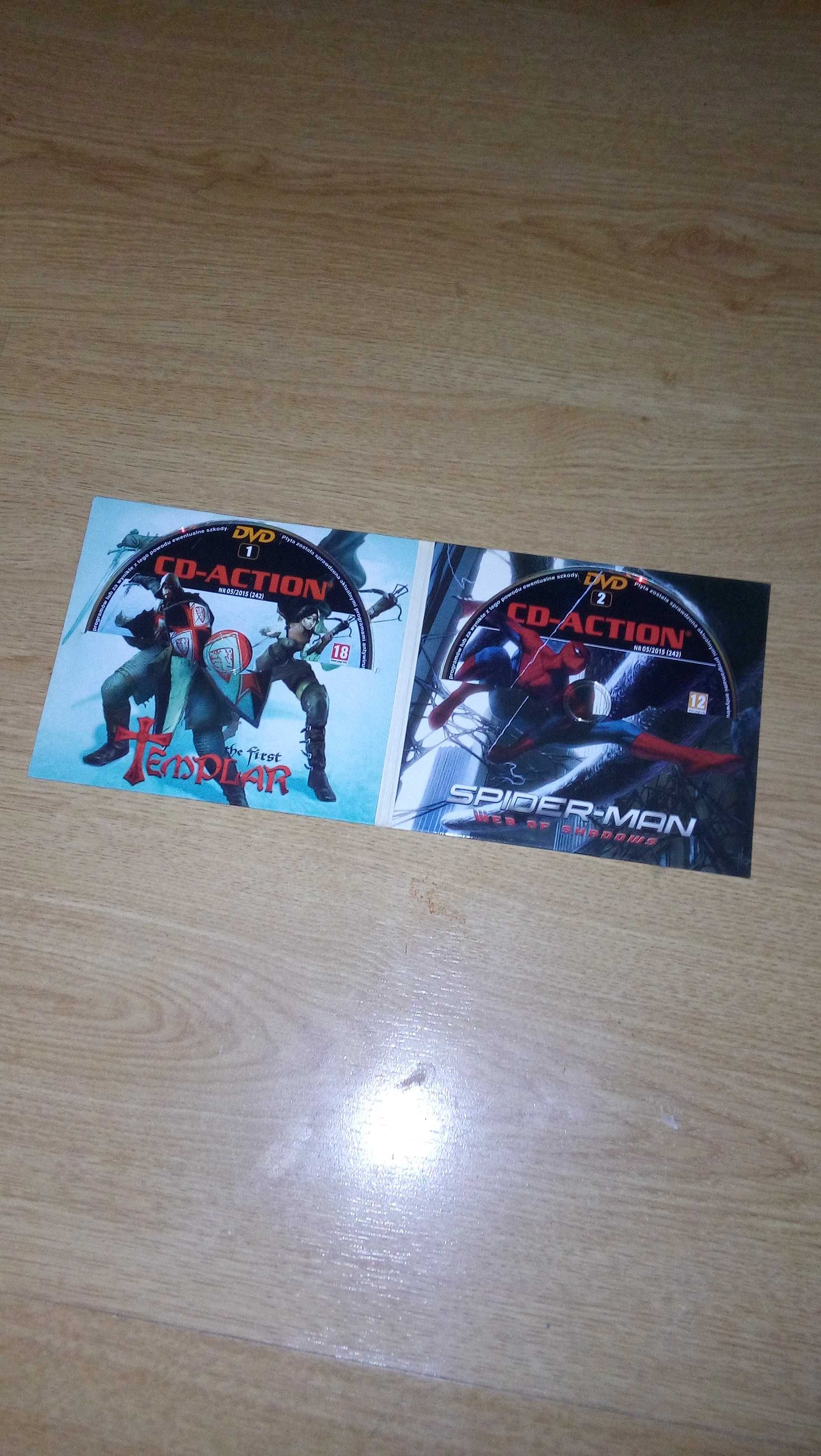 Spiderman, The First Templar, Vampire, 3 gry PC, DVD-Rom