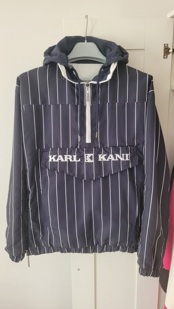 Stylowa kurtka Karl Kani Retro roz. S – jak nowa, dwustronna!