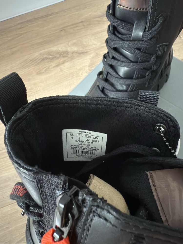 Botki trapery Palladium Revolt skóra naturalna