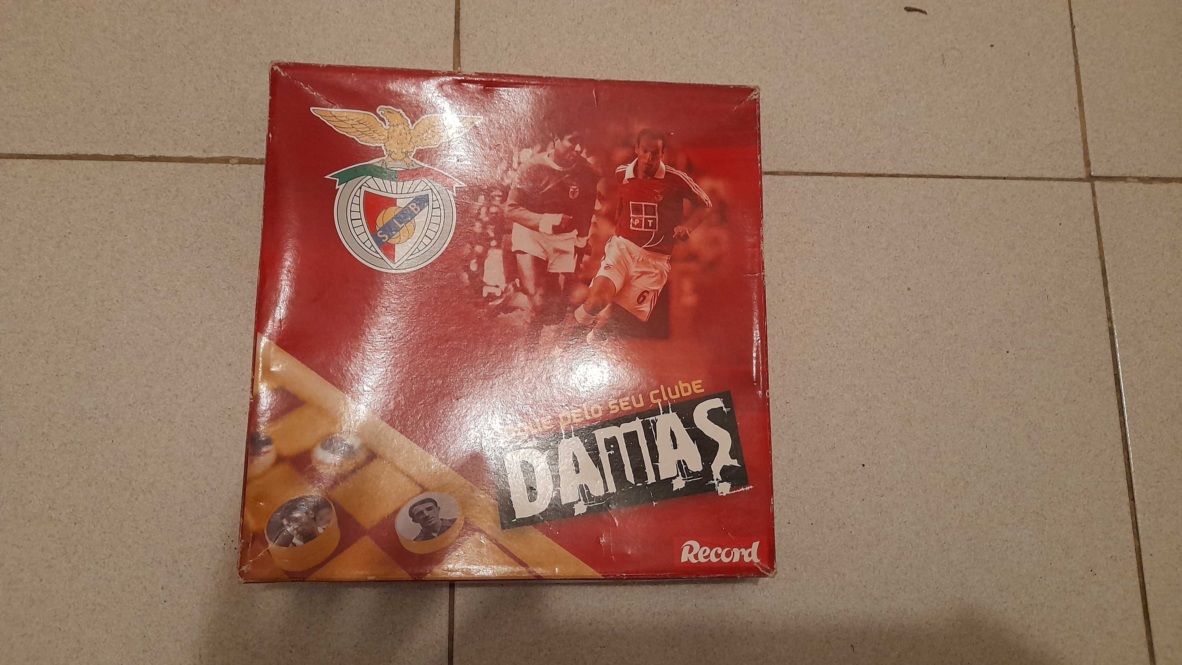 Jogo Tabuleiro DAMAS Benfica Jornal Record