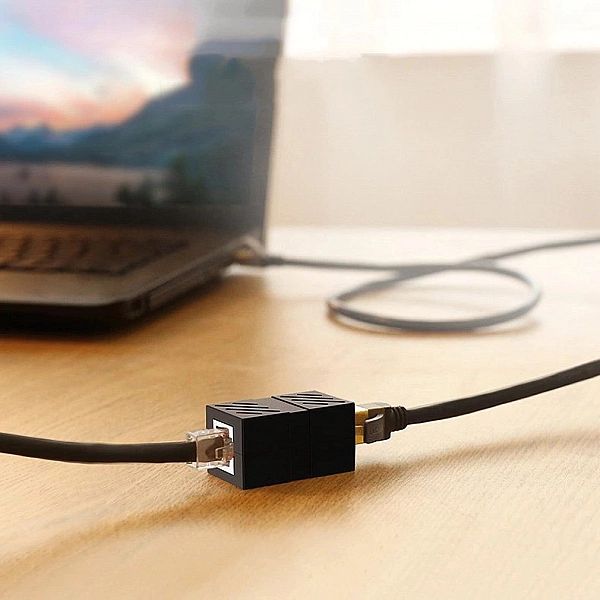 Ugreen złączka sieciowa łącznik kabli sieciowych Ethernet RJ45/10 Gbps