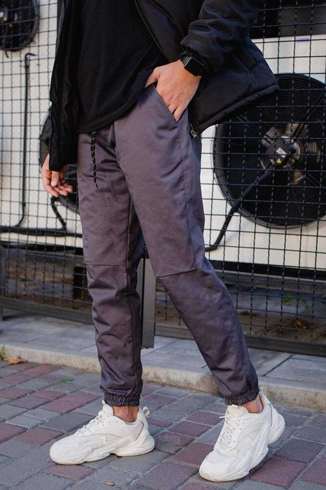 Чоловічі теплі штани джогери Without Grey. Нові, зимові