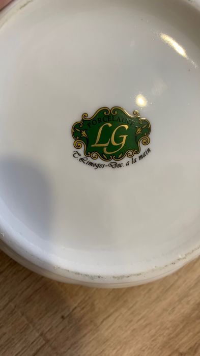 Guarda jóias em porcelana de Limoges