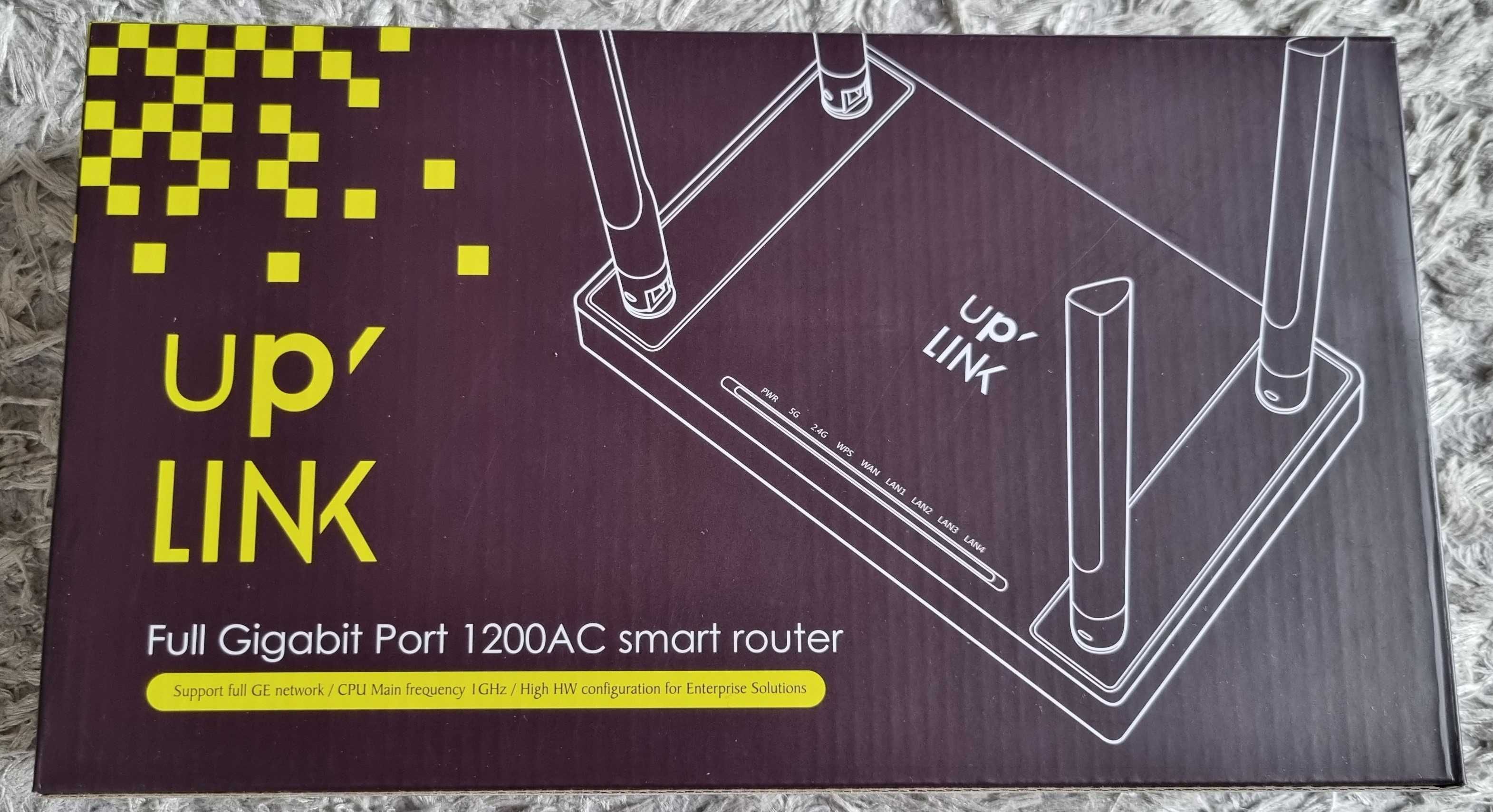Wydajny dwuzakresowy router Uplink, porty LAN 1Gb