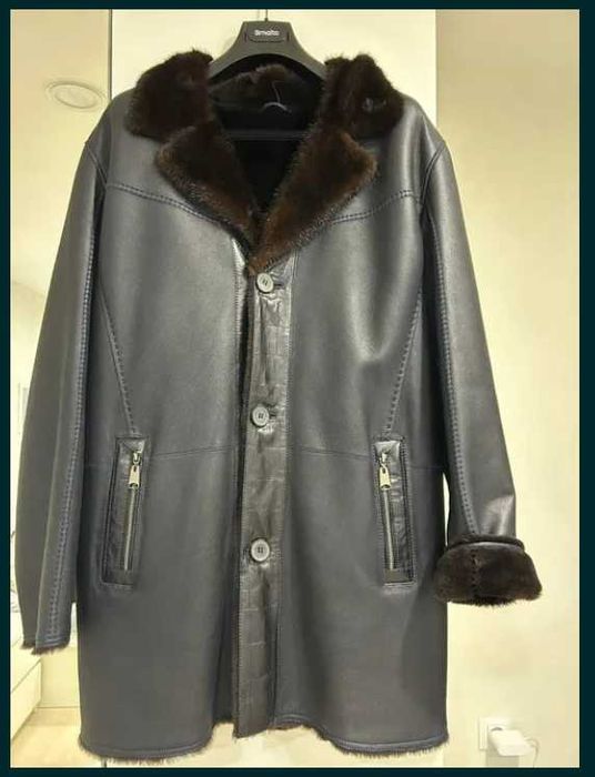 Продам мужскую настоящую дублёнку фабричную  Emeldа 56р