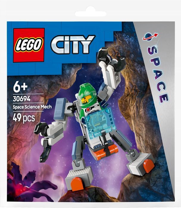 LEGO City Kosmiczny mech naukowy 30694. LEGO. Nowy Produkt
