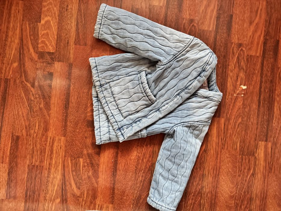 Комплект Zara 122 на дівчинку Куртка джинсова 122 zara