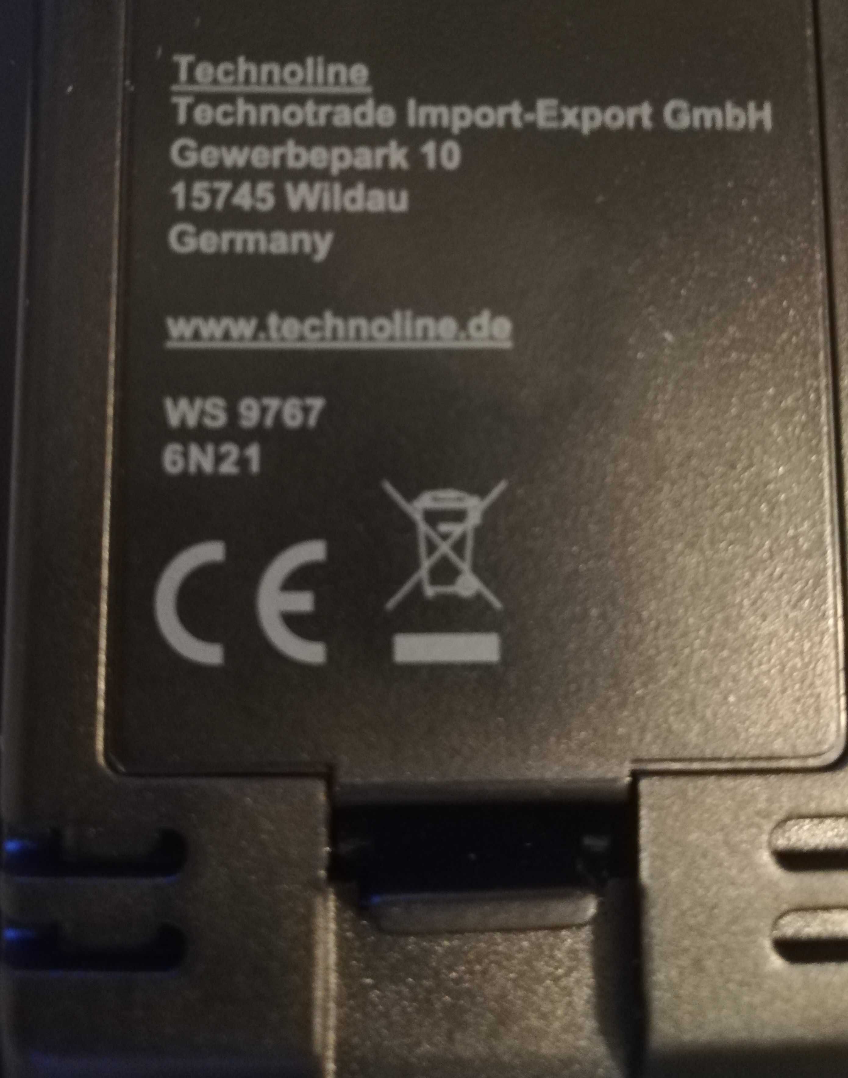 Cyfrowa stacja pogodowa Technoline WS 9767 czarna