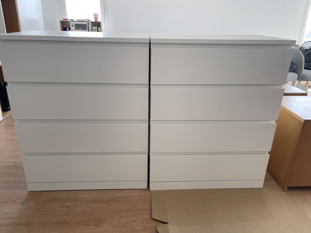2 Cómodas Malm ikea