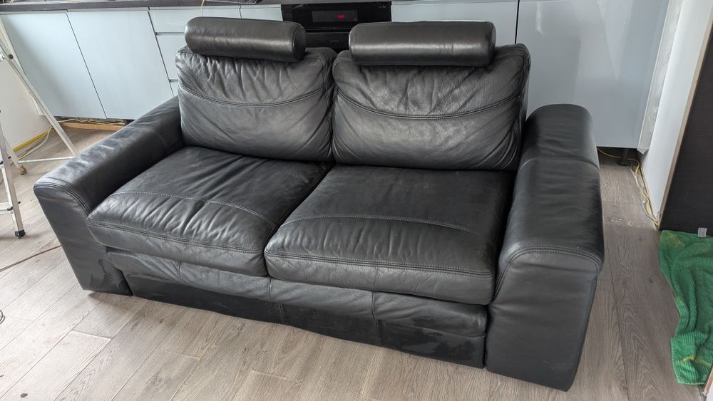 Sofa, kanapa Helvetia skórzana skóra wypoczynek łóżko