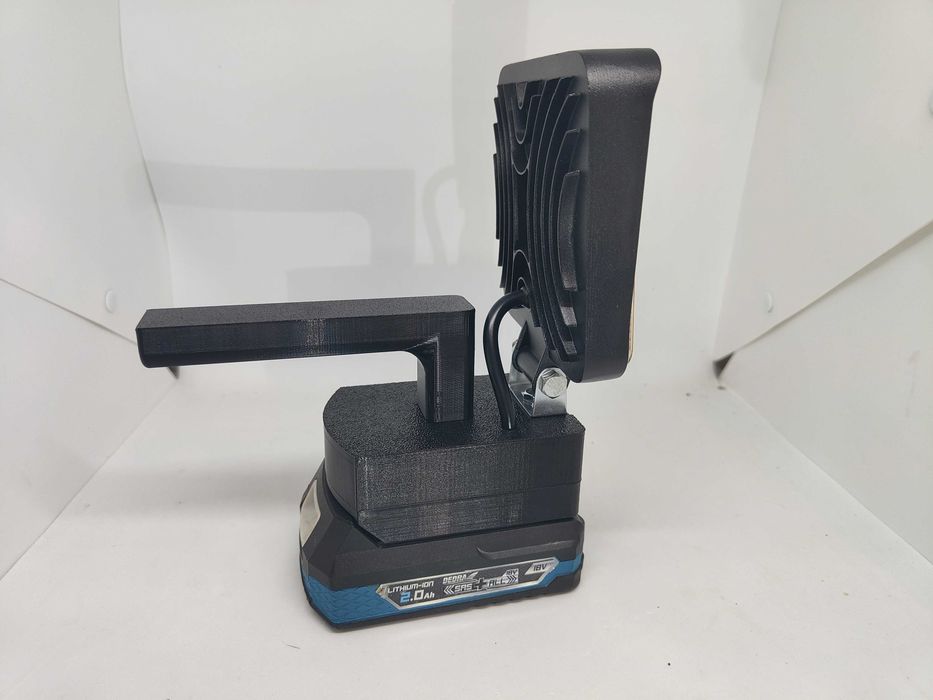 Lampa latarka na akumulator Dedra sas+ 126W Z ZABEZPIECZENIEM