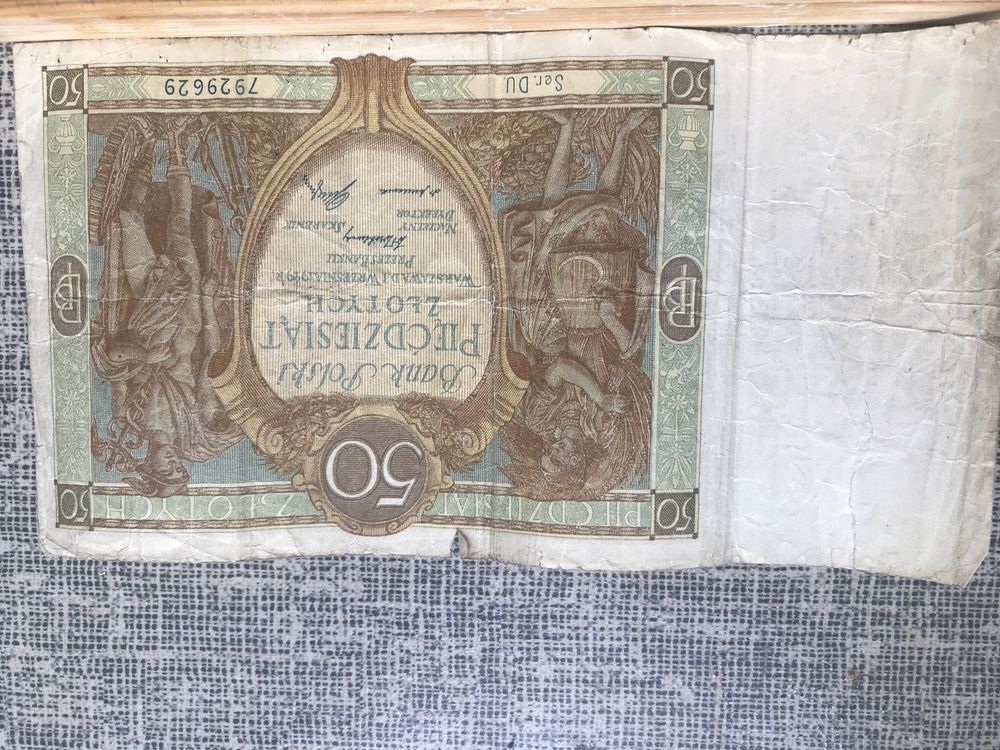 Banknot 50 zł z roku 1929