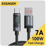 Кабель зарядки и передачи данных USB Type C, microUSB, 0.5м.,1м.,2 м.,