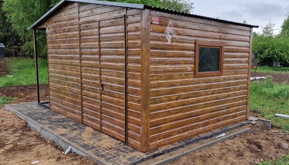 Domek narzędziowy, altana, blaszak, domek na działke - RÓŻNE WZORY