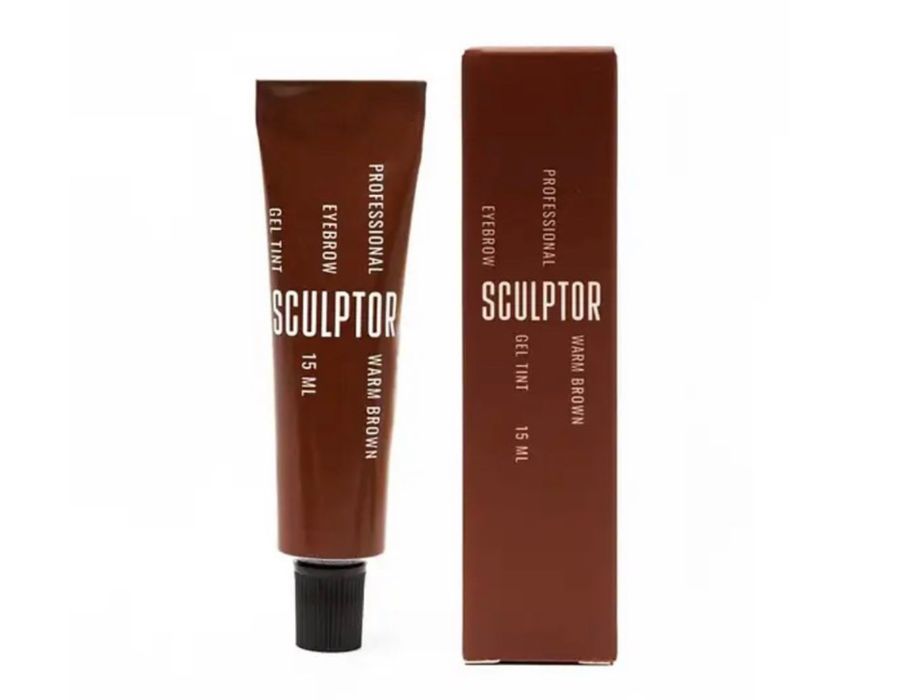 Sculptor farba do brwi – Warm Brown 15 ml, nowa