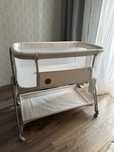 Приставне ліжечко Lionelo Luna beige sand