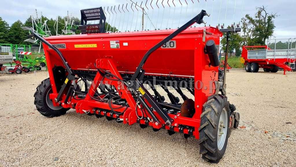 Siewnik zbożowy EURO MASZ 2.5 3m stopkowy talerzowy OZDOKEN AGRO MASZ